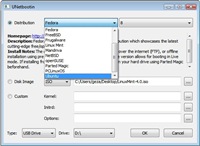 יוצר דיסק און קי מאותחל bootable   UNetbootin 4.85 - Live USB