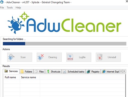  AdwCleaner -ניקוי תוכנות זדוניות