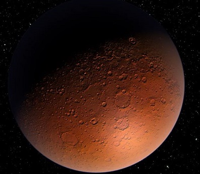 שומר מסך תלת מימדי כוכב מאדים